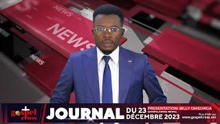 JOURNAL FRANÇAIS DU SAMEDI 23 DÉCEMBRE 2023 GOSPELCROSS NEWS