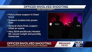 Overnight officer-involved shooting in Bulloch County GBI investigating