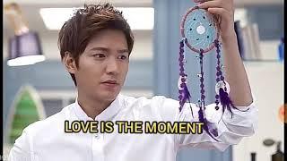 متن آهنگ عشق لحظه ای آسان با زیرنویس انگلیسی  - The Heirs Lee min ho & Park Shin Hye