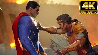 Superman Vs Wonder Woman Fight Scene - Suicide Squad Kill The Justice League 2024