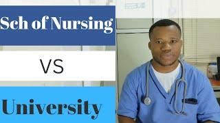 RN or BSN  Which one is better? School of nursing or university?