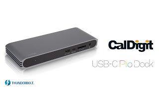 CalDigit USB-C Pro Dock The dock that does it all. Thunderbolt 3 USB-C Mac or Windows. Just Works