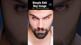 simple edit boy image Photoshop Short Tutorial  Vidu Art #photoshopt #colorcorrection