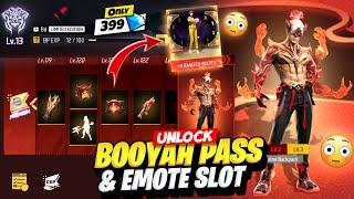 Buying Rage Reverie Booyah Pass  Claim Free 4 Emote Slot  FF New Event Today  Free Fire New Event