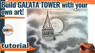 IGNITE YOUR ARTISTIC SKILLIS  Discover Charcoal Drawing at Galata TowerLine Art