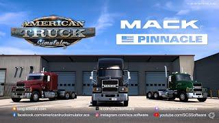 American Truck Simulator SCS Software News Mack® Pinnacle & Mack Anthem Black Edition Released