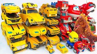 The Best Yellow TRANSFORMERS Bumblebee Assemble Stopmotion Robot Tobot Optimus Prime of the BEASTS