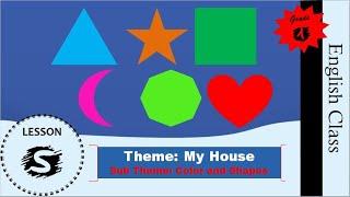 MATERI BAHASA INGGRIS#KELAS 1#MY HOUSE COLOR AND SHAPES