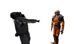 Half-Life - How NPCs react to Gordons Death