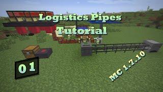 Logistics Pipes Tutorial - #1 - HUD Glasses & Pipe Controller