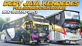 SHARE LIVERY DEDY JAYA KENDEDES SR2 XHD GEN 1 FULL BANNER & NON BANNER  BUSSID