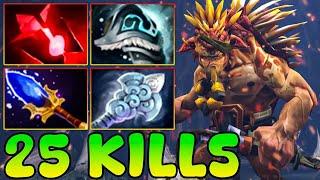 25 Kills Bristleback Dota 2 Safelane 7.36 Unkillable Item Guide Best Item Build Pro Gameplay