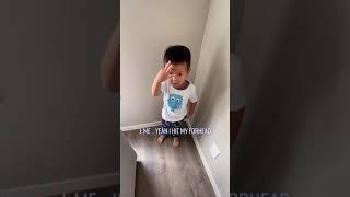 Kid Covers Up For Dad For Making Hole in Wall And Wants To Pee in It - 1261405