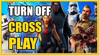 How to TURN OFF CROSSPLAY in FORTNITE Fast Method