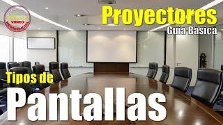 Proyector guía del proyector tipos de pantalla para proyección  tips y consejos