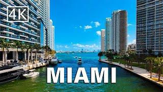 4K  Downtown Miami Florida - Part 2 - Walking Tour