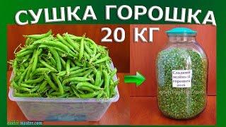 Сушка зеленого горошка – 20 кг.