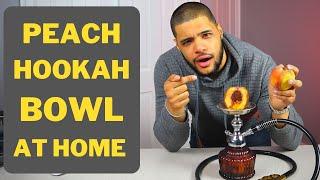 How to easy Peach Hookah Bowl at home 2020  Custom Hookah Bowl  Fruit hookah
