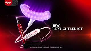 Powered by Hydrogen Peroxide  Colgate Optic White FlexLight Teeth Whitening Kit