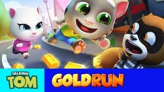 Talking Tom Gold Run – Friends vs. the Robber Compilation
