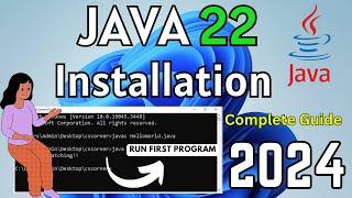 How to Install Java JDK 22 on Windows 11 2024