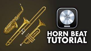 HORN BEATS  in Logic Pro  with All Stock Plugins