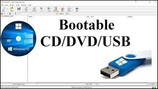 PowerISO How to make bootable CDDVDUSB  -2018-