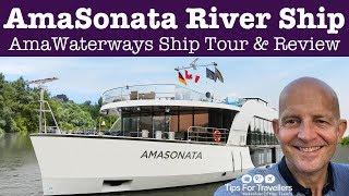 AmaWaterways AmaSonata European River Cruise Ship. Tour And Review
