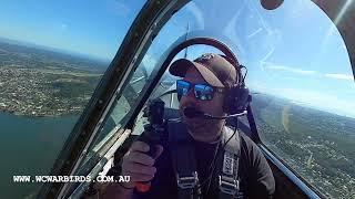 Aarons Awesome Yak-52 Flight over the Hunter Valley - Pilot Jamie Riddell and Wine Country Warbirds