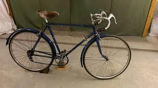 Велосипед ХВЗ Спутник В-34 1962г.в. в оригинале. Обзор.