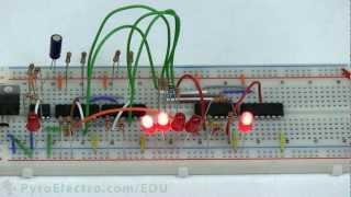 Design An LED Chaser - An Introduction To Digital Electronics - PyroEDU