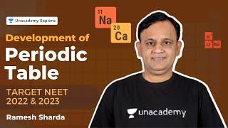 Development of Periodic Table  Target NEET 2022  Chemistry  Ramesh Sharda Unacademy Sapiens