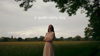 A Quiet Rainy Day In June  Slow Living Silent Vlog  Elderflower Cordial & Rhubarb Crumble Recipe