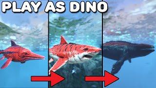 THE MOSASAURUS PROGRESSION LINE  PLAY AS DINO  ARK SURVIVAL EVOLVED