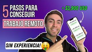 TUTORIAL 2024 Cómo Conseguir Tu Primer Trabajo Remoto sin Experiencia y en Español