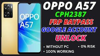 OPPO A57  CPH2387  FRP BAYPASSOPPO A57 GOOGLE ACCOUNT UNLOCKFRP BAYPASS WITHOUT PC 0% RISK