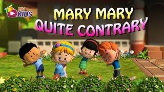 Mary Mary Quite Contrary with Lyrics  LIV Kids Nursery Rhymes and Songs  HD