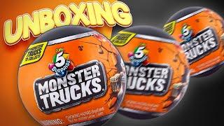 Monster Trucks 5 Surprise Unboxing  Top Toy Picks for Kids  Opening  Kids World