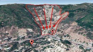 Gunung Pindah View Drone di desa Noelmina Takari #longsor #landslide #drone #takari #noelmina