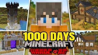 I Survived 1000 Days of Hardcore Minecraft FULL MINECRAFT MOVIE