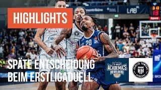 Späte Entscheidung MLP Academics Heidelberg - Veolia Towers Hamburg - Highlights aus dem BBL Pokal