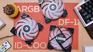 ID-Cooling DF-12025-ARGB VS RGB Trio Case Fans