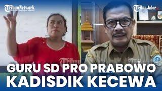 Viral Video Guru SD di Tasikmalaya Terang-terangan Dukung Prabowo-Gibran Kadisdik Mengaku Kecewa