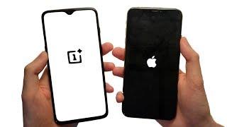 OnePlus 6T vs iPhone XS Max Speed Test Cameras & Speakers