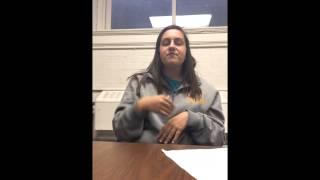 Paige Anderson   ASL Project   University of Iowa Senior - April 2014