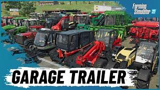  Machines of Farming Simulator 22 Garage Trailer