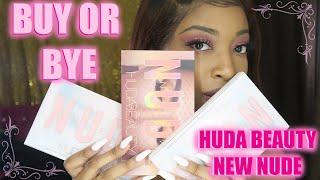 BUY OR BYE? HUDA BEAUTY NEW NUDE PALETTE REVIEW + GIVEAWAY