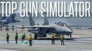 THE MOST AUTHENTIC TOP GUN SIMULATOR - DCS F14 Tomcat Supercarrier Ops