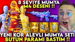 YENİ ALEVLİ MUMYA GELDİ TÜM SERVETİMİ BASTIM EFSANE KUTU AÇILIMI PUBG Mobile