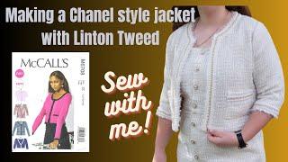 Sewing a Chanel Style Jacket with a modified McCalls 6708 pattern using Claire Schaffers methods